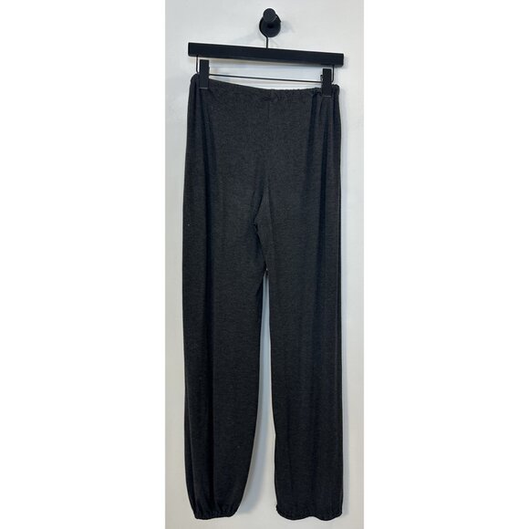 EBERJEY Gisele Jersey Knit Slouchy Pajamas in Graphite/ Ivory Size Small - Picture 9 of 13